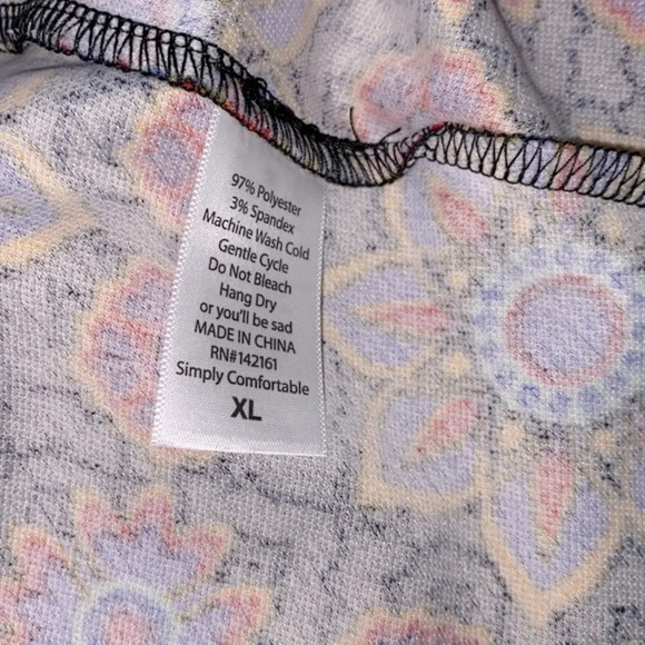 Lularoe floral skirt size xlarge - Picture 5 of 6